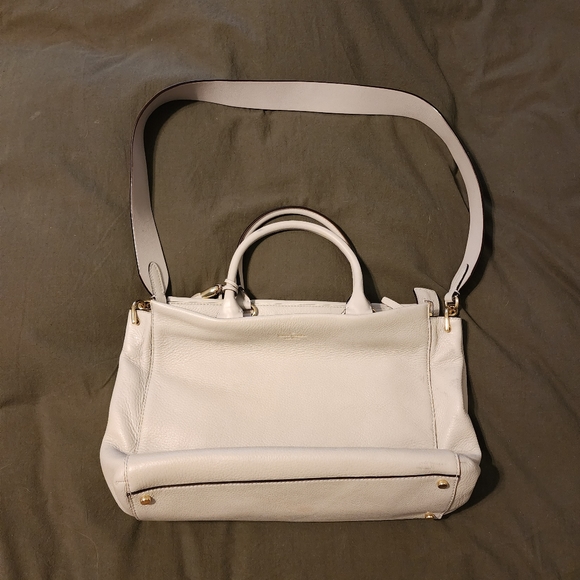 Kate Spade ATWOOD PLACE LARSON SATCHEL Light Gray - Picture 2 of 16